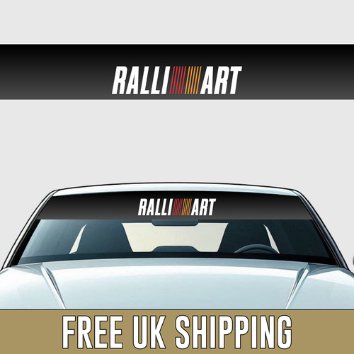 Ralliart sun strip banner - sun,