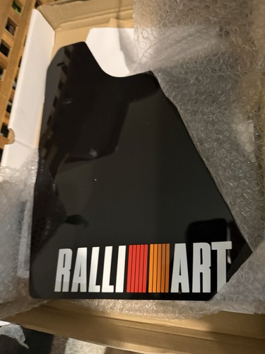 Ralliart mud flap - black, evo