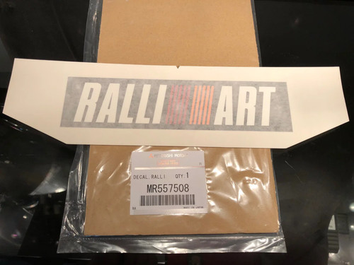 Ralliart decal for - ralliart, front