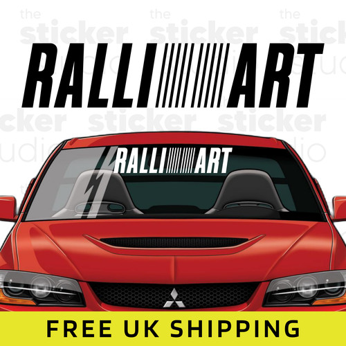 Ralliart sticker 55cm decal - ralliart,