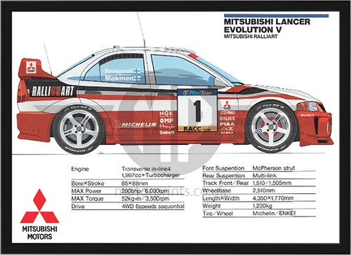 Mitsubishi evo ralliart - 5,