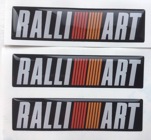 Ralliart badges domed evo - badges,
